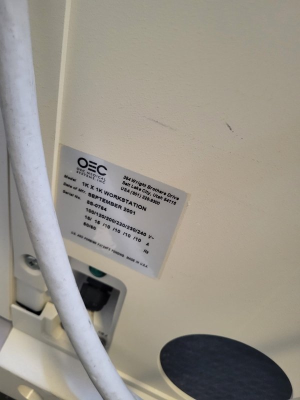 GE OEC 9800 ESP C - ARM SUPER C Year 2001 - inCAV Medical Imaging Equipment