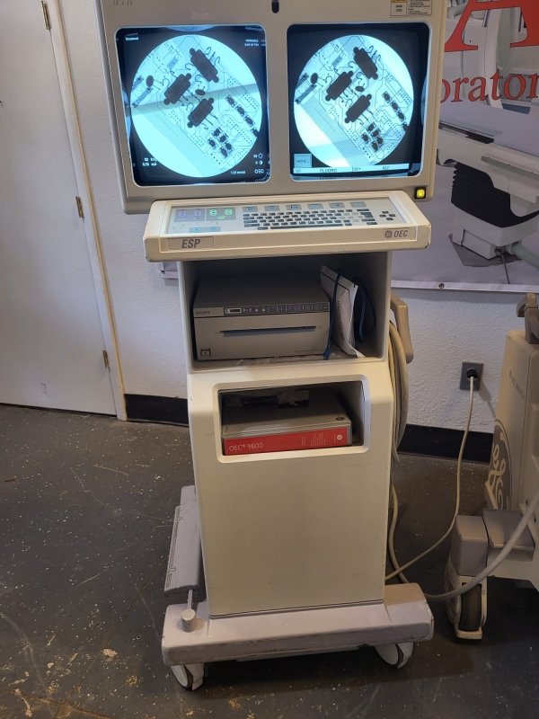GE OEC 9800 PLUS ESP C - ARM Year 2004 - inCAV Medical Imaging Equipment