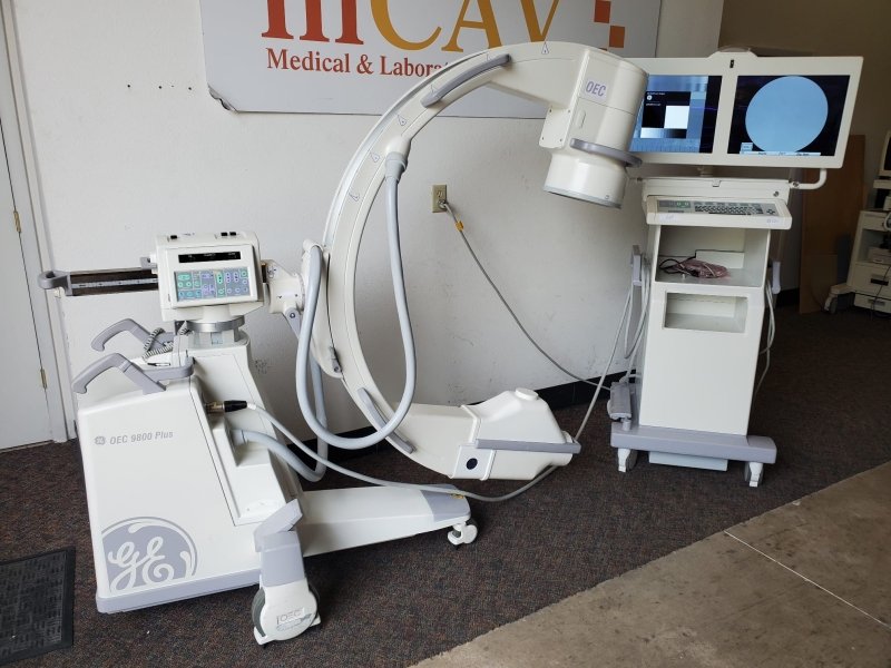 GE OEC 9800 Plus ESP - Super C with Flat Pannel LCD Software Release 30 C - ARM - inCAV Medical Imaging Equipment