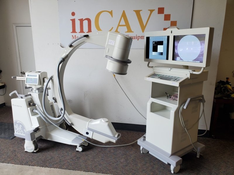 GE OEC 9800 Plus ESP - Super C with Flat Pannel LCD Software Release 30 C - ARM - inCAV Medical Imaging Equipment