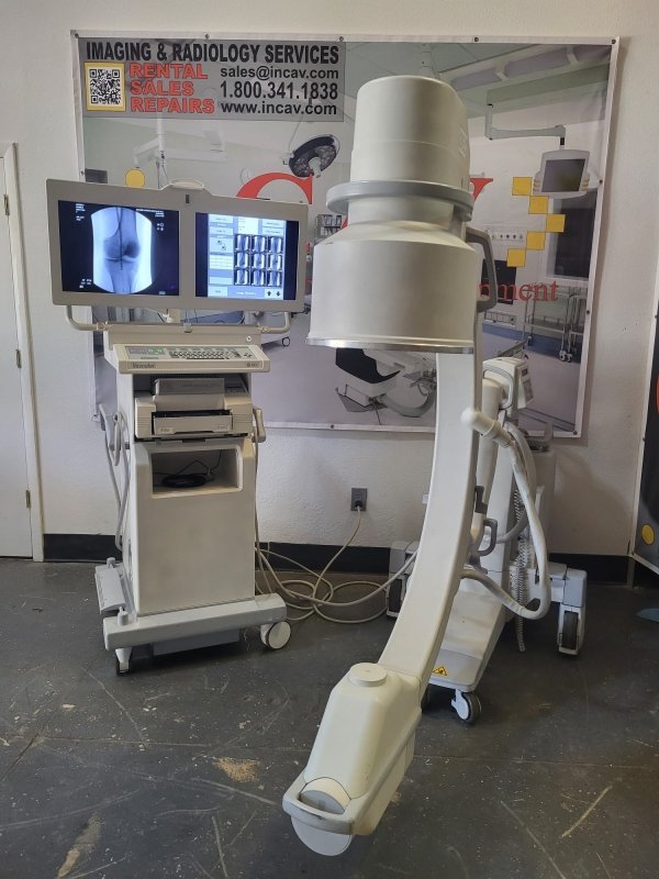 GE OEC 9800 PLUS VASCULAR C - ARM with FLAT Pannel LCD UPGRADE - 12 Inches IIS - inCAV Medical Imaging Equipment