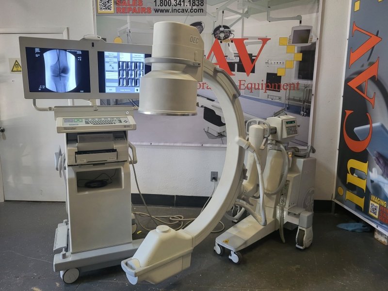 GE OEC 9800 PLUS VASCULAR C - ARM with FLAT Pannel LCD UPGRADE - 12 Inches IIS - inCAV Medical Imaging Equipment