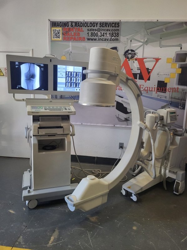 GE OEC 9800 PLUS VASCULAR C - ARM with FLAT Pannel LCD UPGRADE - 12 Inches IIS - inCAV Medical Imaging Equipment