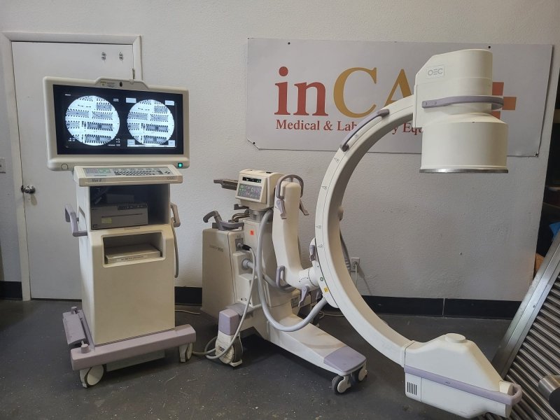 GE OEC 9800 VAS 8 Vascular C - arm with 12 inches IIS - inCAV Medical Imaging Equipment