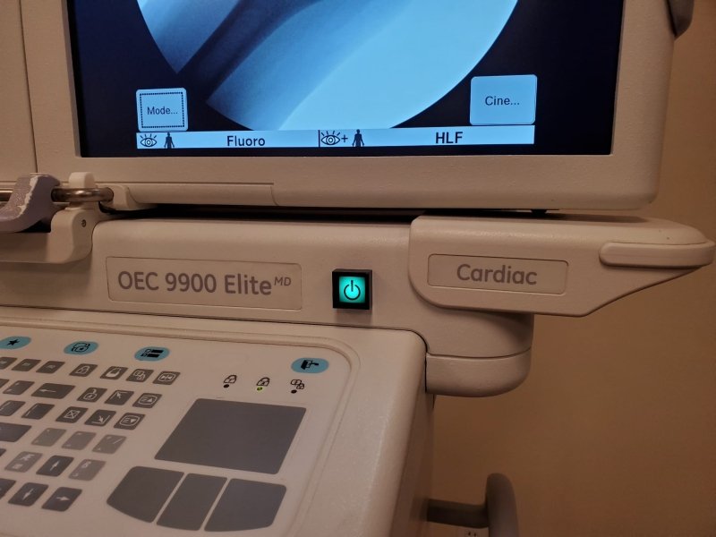 GE OEC 9900 Elite CARDIAC Motorized C - ARM 9 Inches IIS Super C - inCAV Medical Imaging Equipment