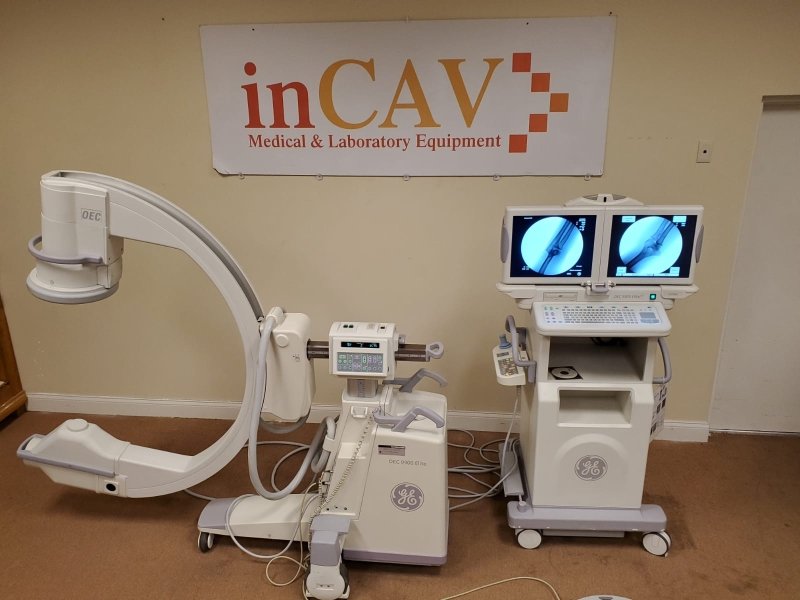 GE OEC 9900 Elite CARDIAC Motorized C - ARM 9 Inches IIS Super C - inCAV Medical Imaging Equipment