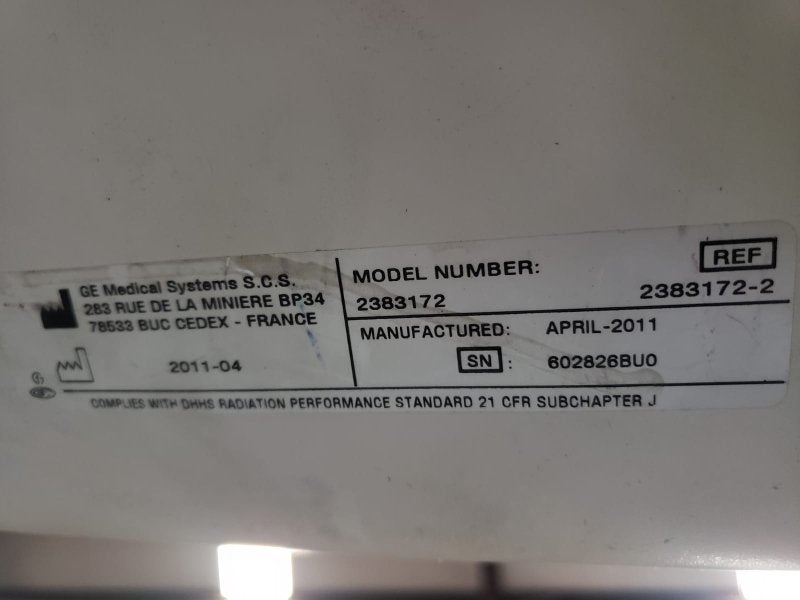 GE Senographe DS Gold Seal - inCAV Medical Imaging Equipment