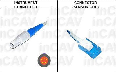 Goldway Ut4000A Spo2 Sensor Extension Cable - inCAV Medical Imaging Equipment