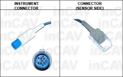 Hellige Spo2 Sensor Extension Cable - inCAV Medical Imaging Equipment