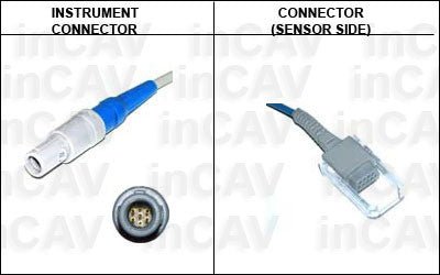 Huntleigh Healthcare Spo2 Sensor Extension Cable - inCAV Medical Imaging Equipment