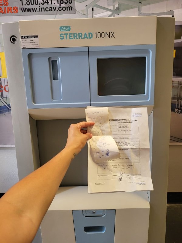 Johnson & Johnson ASP Sterrad 100NX Plasma Sterilizer CERTIFIED / PM READY - inCAV Medical Imaging Equipment