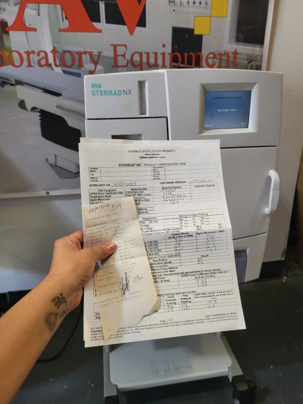 Johnson & Johnson ASP STERRAD NX Plasma Sterilizer CERTIFIED / PM READY - inCAV Medical Imaging Equipment