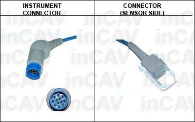 Kontron 7840 Spo2 Sensor Extension Cable - inCAV Medical Imaging Equipment