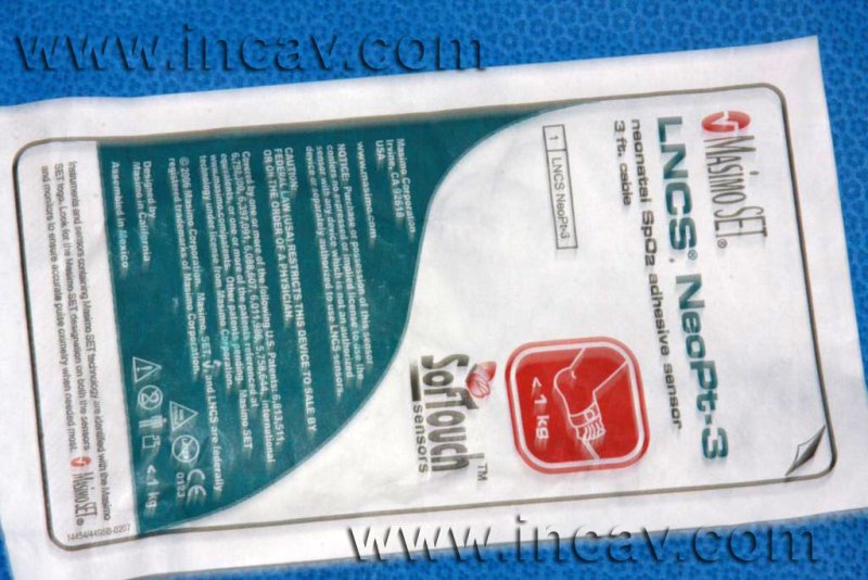 Masimo Lncs - Neopt - 3 Spo2 Sensor - inCAV Medical Imaging Equipment