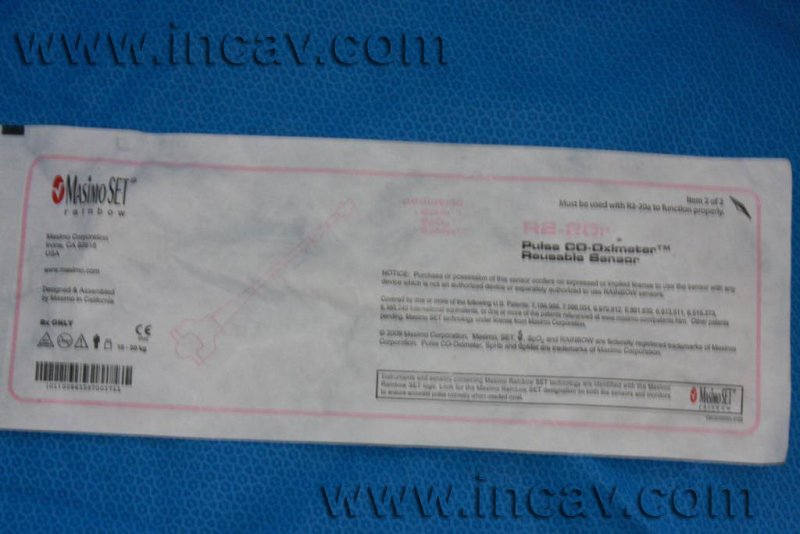 Masimo R2 - 20R - Rainbow Spo2 Sensor - inCAV Medical Imaging Equipment