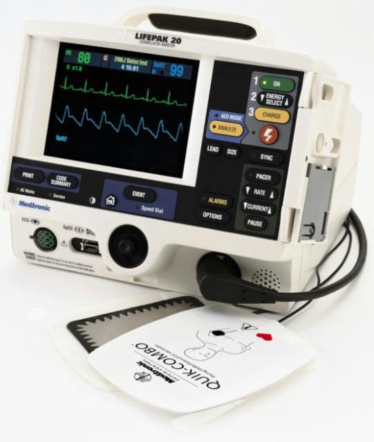 Medtronic Physio Control Lifepak 20 Defibrillator - inCAV Medical Imaging Equipment