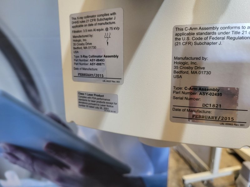 Mini C - arm Hologic Insight 2 - 20015 Orthopedic Packet - inCAV Medical Imaging Equipment