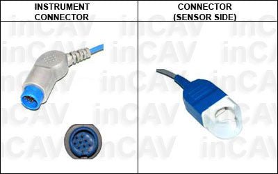 Nihon Konhden 2 Spo2 Sensor Extension Cable - inCAV Medical Imaging Equipment