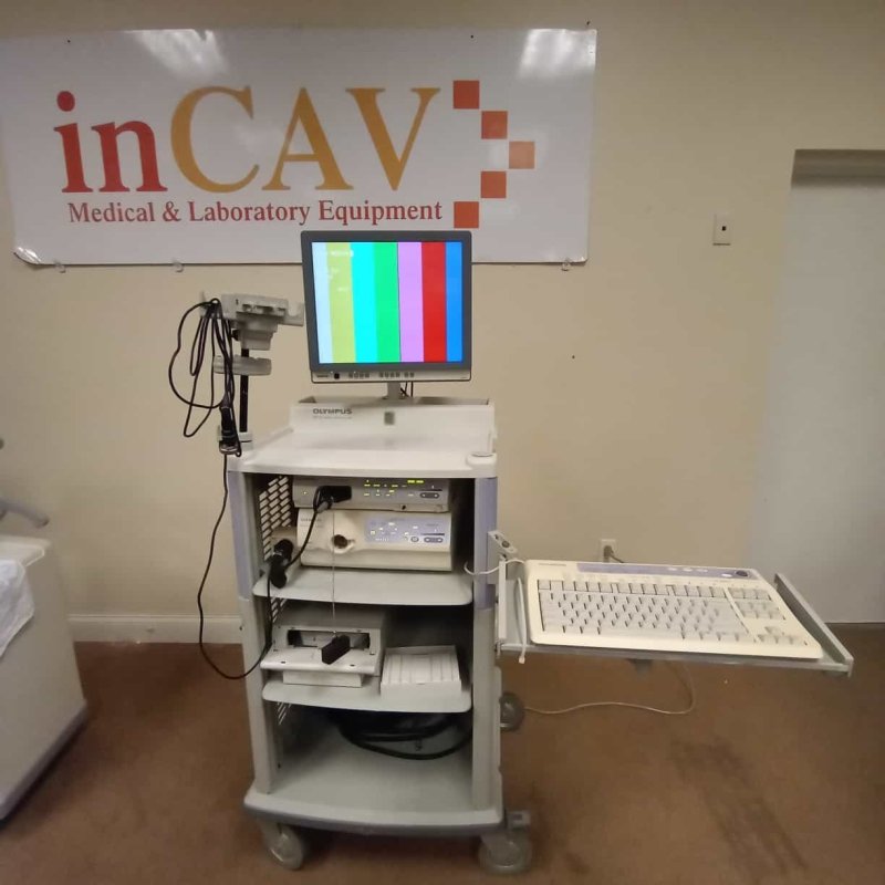 Olympus CV 180 Evis Exera II Completed Endoscopy Tower - inCAV Medical Imaging Equipment