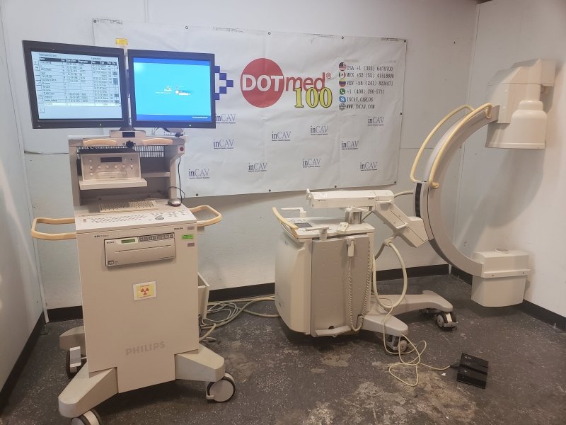 Philips BV Pulsera C - ARM 2005 Flat LCD Screen with Vascular Package 12 Inches IIS - inCAV Medical Imaging Equipment