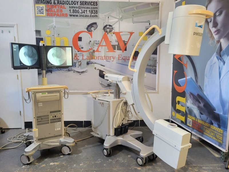Philips BV Pulsera C - ARM 2012 3rd Generation with Flat Pannel Monitors and Vascular Package - inCAV Medical Imaging Equipment