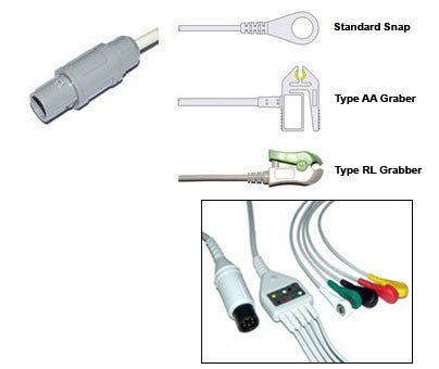 Primedic Ecg Cable With Leads - inCAV Medical Imaging Equipment