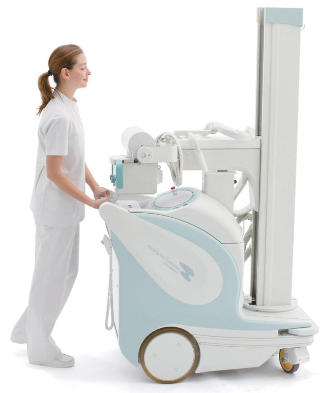 Shimadzu MobileArt Evolution PORTABLE X - RAY - inCAV Medical Imaging Equipment