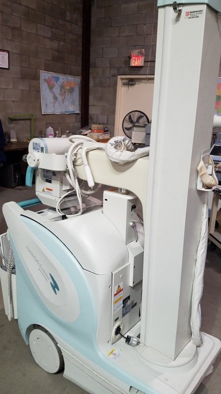 Shimadzu MobileDaRt Evolution Digital PORTABLE X - RAY with 14x17 Canon Detector - inCAV Medical Imaging Equipment