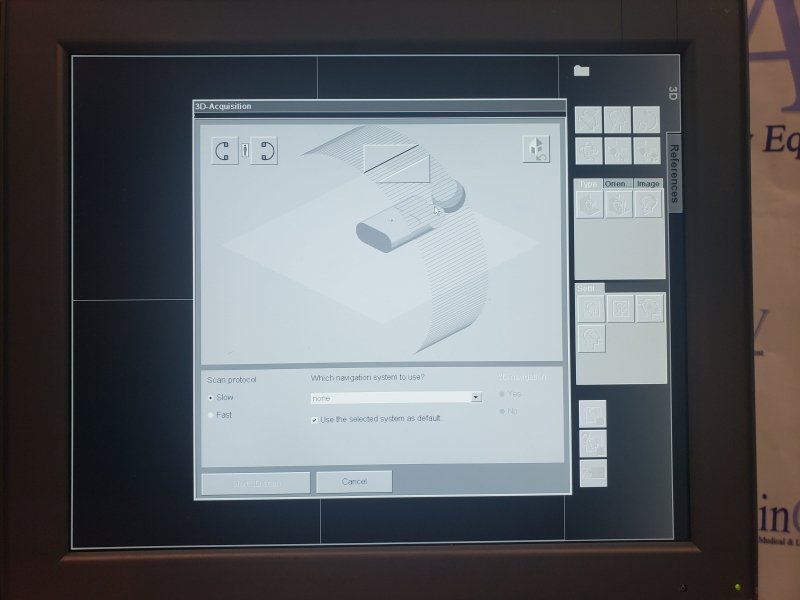 Siemens ARCADIS Orbic 3D 2008 with 190º orbital movement. BrainLAB NaviVIsion - inCAV Medical Imaging Equipment