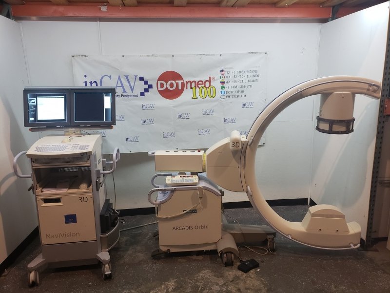 Siemens ARCADIS Orbic 3D 2008 with 190º orbital movement. BrainLAB NaviVIsion - inCAV Medical Imaging Equipment