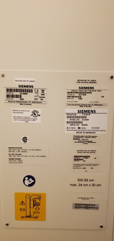 Siemens Inspiration 2D Mammography unit - 2013 - inCAV Medical Imaging Equipment