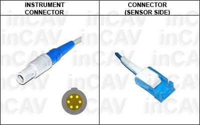 Star 1000 Spo2 Sensor Extension Cable - inCAV Medical Imaging Equipment
