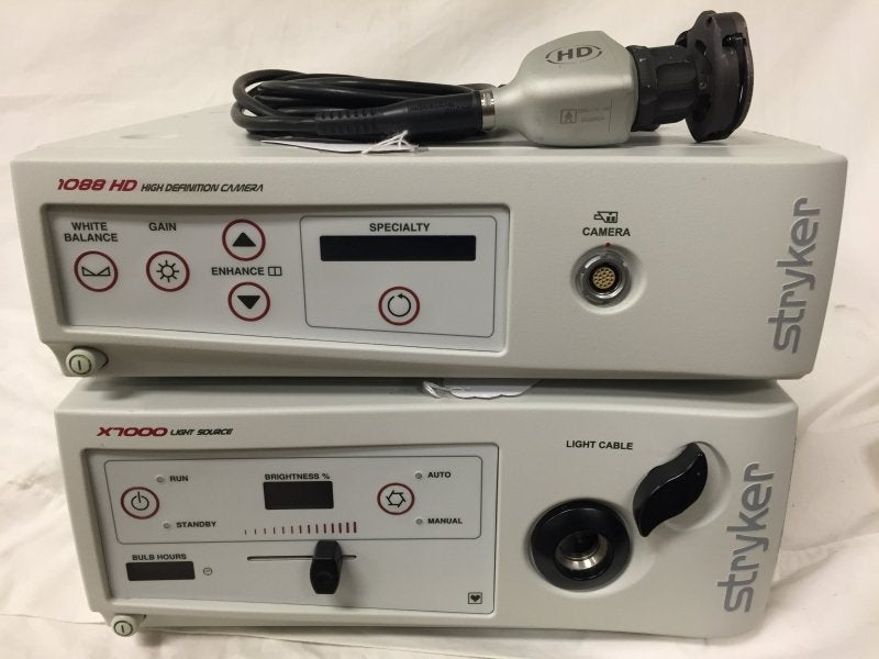 STRYKER 1088 HD Laparoscopy System Completed with Cart - inCAV Medical Imaging Equipment