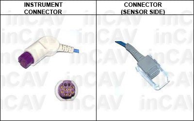 S&W Artena And Diascope Spo2 Sensor Extension Cable - inCAV Medical Imaging Equipment