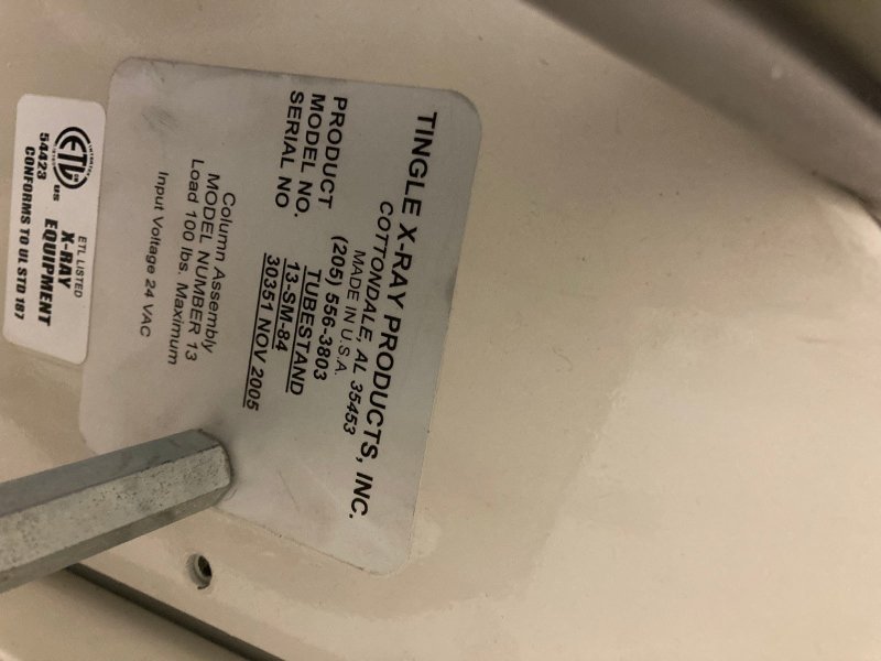 TINGLE TXR EUREKA - Chiropractic Rad Room MC150 Tingle Medical Systems - inCAV Medical Imaging Equipment
