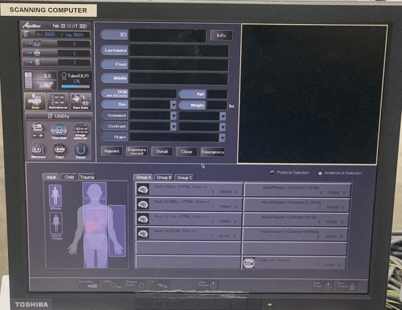 Toshiba Aquilion 16 Slice CT Scanner 2004 - inCAV Medical Imaging Equipment