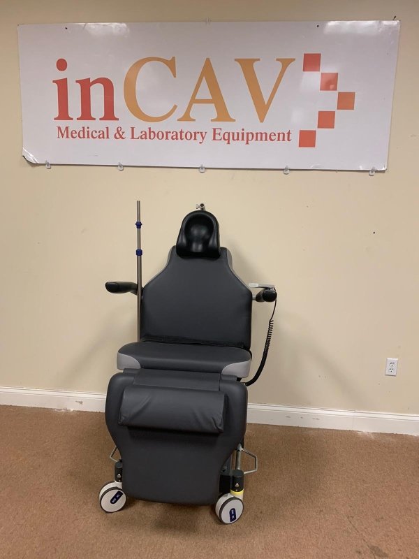 UFSK - OSYS 500 XLE Ophthalmic Treatment Chair Table w Power Supply & Remote - inCAV Medical Imaging Equipment