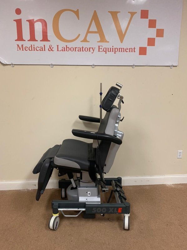 UFSK - OSYS 500 XLE Ophthalmic Treatment Chair Table w Power Supply & Remote - inCAV Medical Imaging Equipment