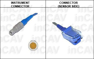 Vs800 Mindray Module Spo2 Sensor Extension Cable - inCAV Medical Imaging Equipment